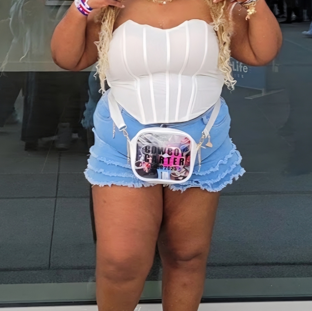 City Chic White Corset Top